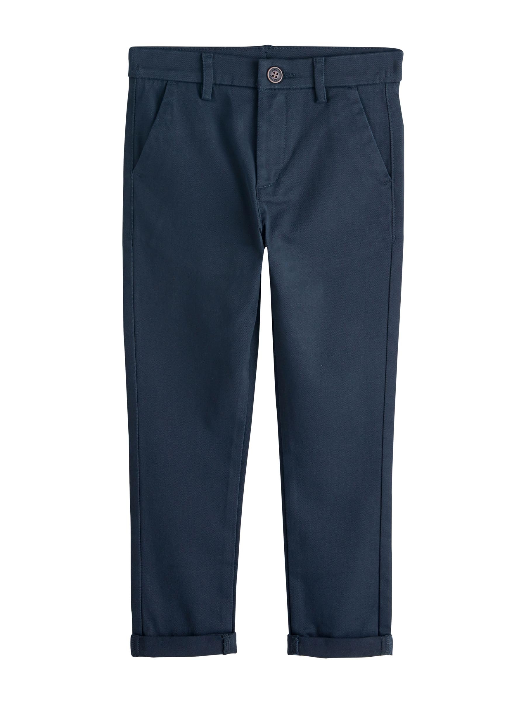NEXT Ragazzo Confezione da 2 Pantaloni Chino Elasticizzati con vestibilità Skinny