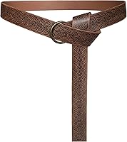 Vista 1 de HiiFeuer Cinturón repujado medieval de la junta tórica del cuero de la PU, cinturón retro del caball