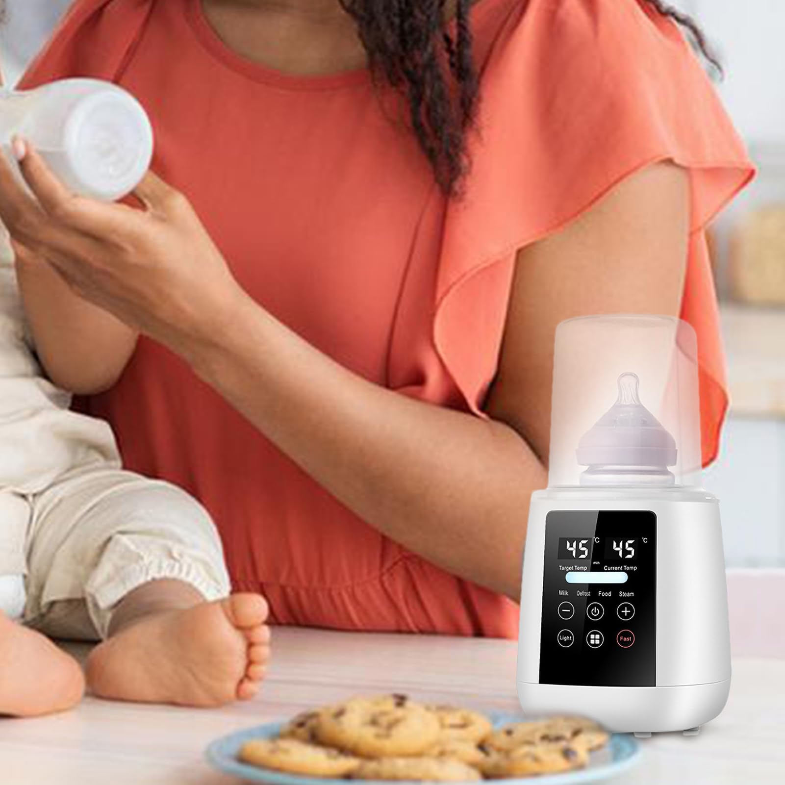 Scaldabiberon,Scaldabiberon | Scaldalatte materno automatico per alimenti | per bambini | Scaldalatte , scaldabiberon sicuro per latte artificiale e alimenti per bambini
