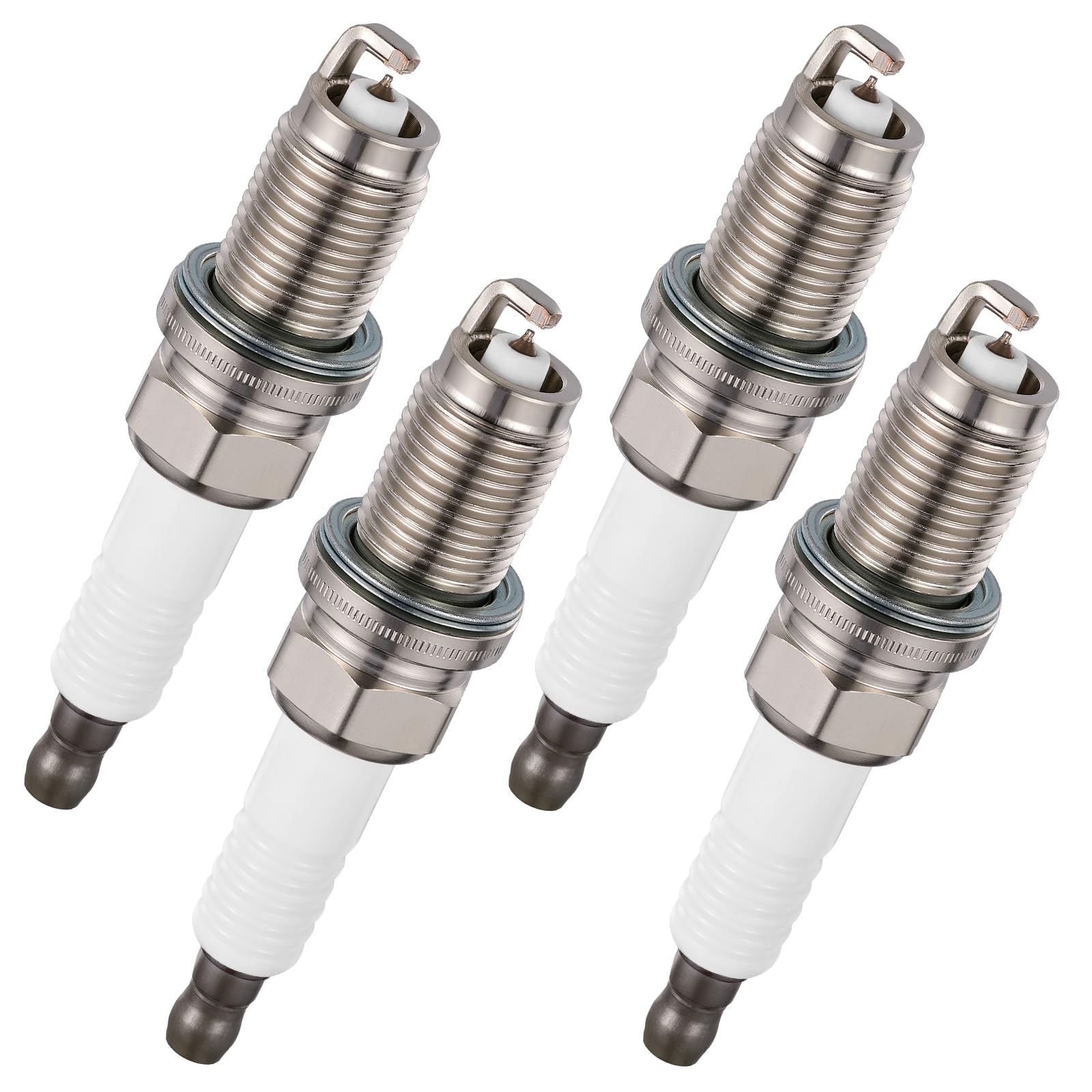 BDFHYK 6714 Iridium Spark Plugs Compatible with Acura 2007-2011 CSX MDX RL RSX TL TSX, Compatible with Honda 2002-2011 Accord Civic CR-V Element 1.8L 2.0L 2.4L 3.0L 3.2L 3.5L 3.7L, Set of 4