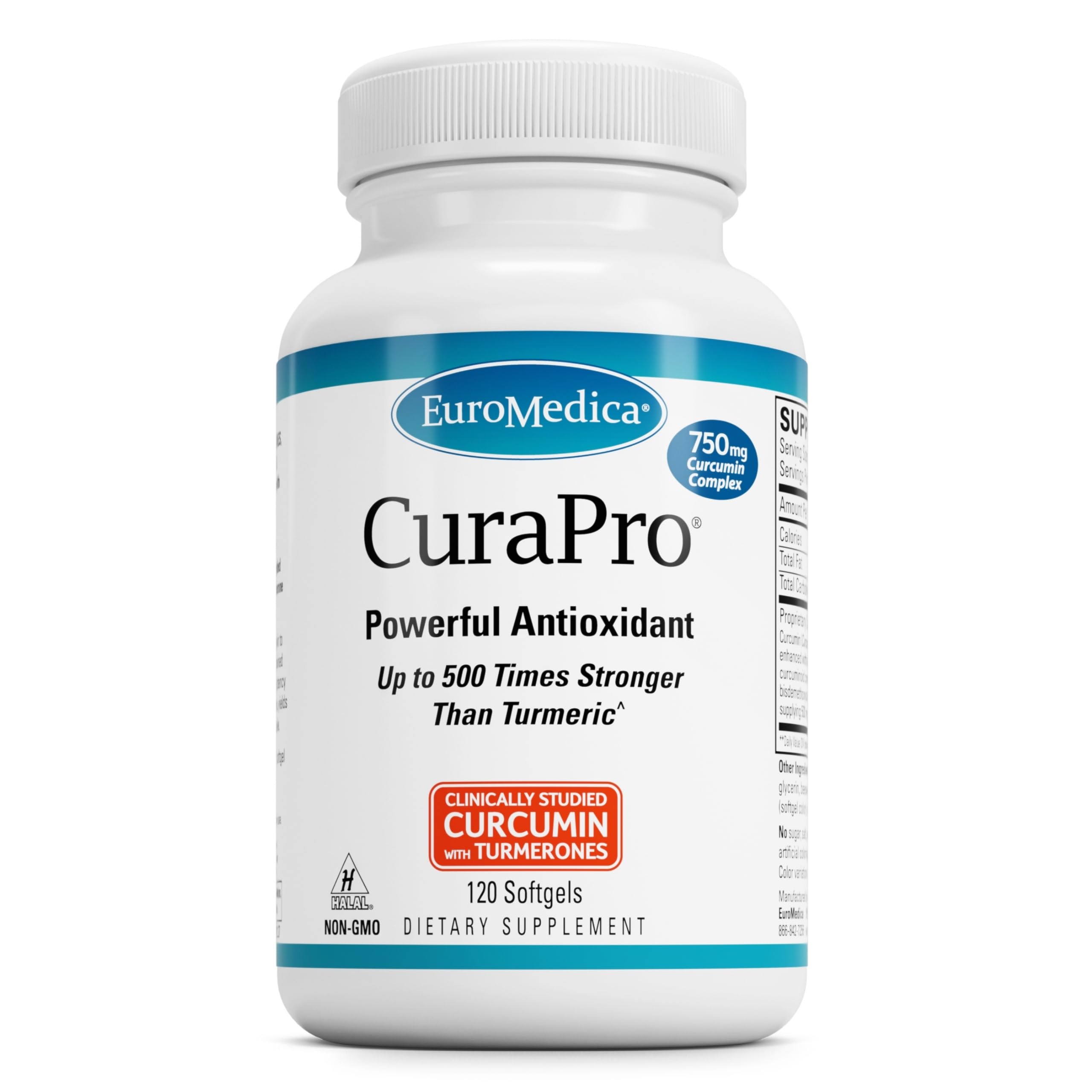 Euromedica Europharma - Curapro 750 Mg 120 Softgels