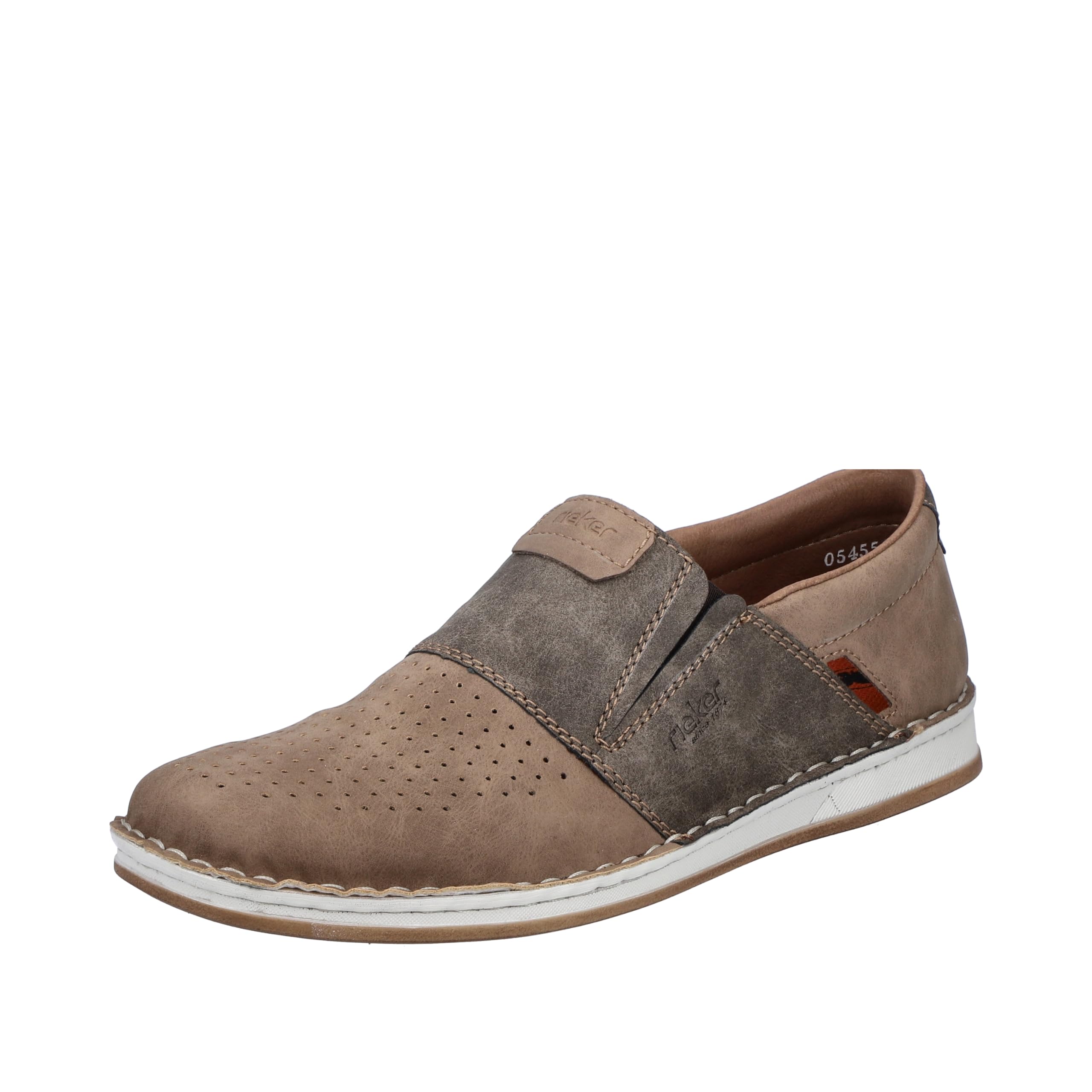 Rieker Mens Orthotic Slipper in Beige, Beige, 40 EU