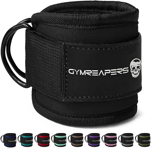 Gymreapers Ankle Straps For Cable Machine Kickbacks, Glute Workouts, Lower