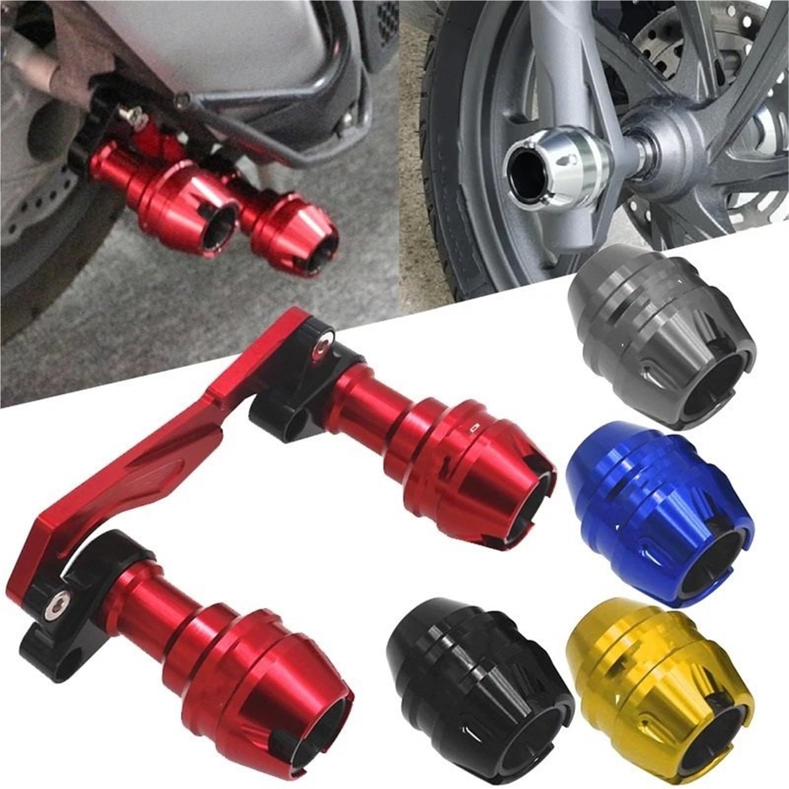 Pasuje do motocykli Honda ADV350 ADV160 ADV 160 350 Akcesoria tylne koło Oś widelca Ślizgi Crash Ochrona przed upadkiem Osłona Podwozia Motocykla owiewki osłona(Gray,ADV160)