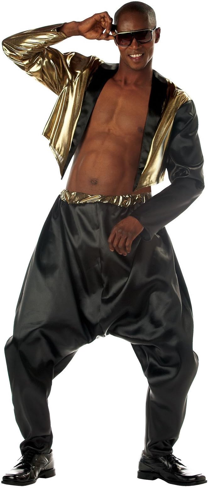 California Costumes Adult Old School Rapper 80s Costume