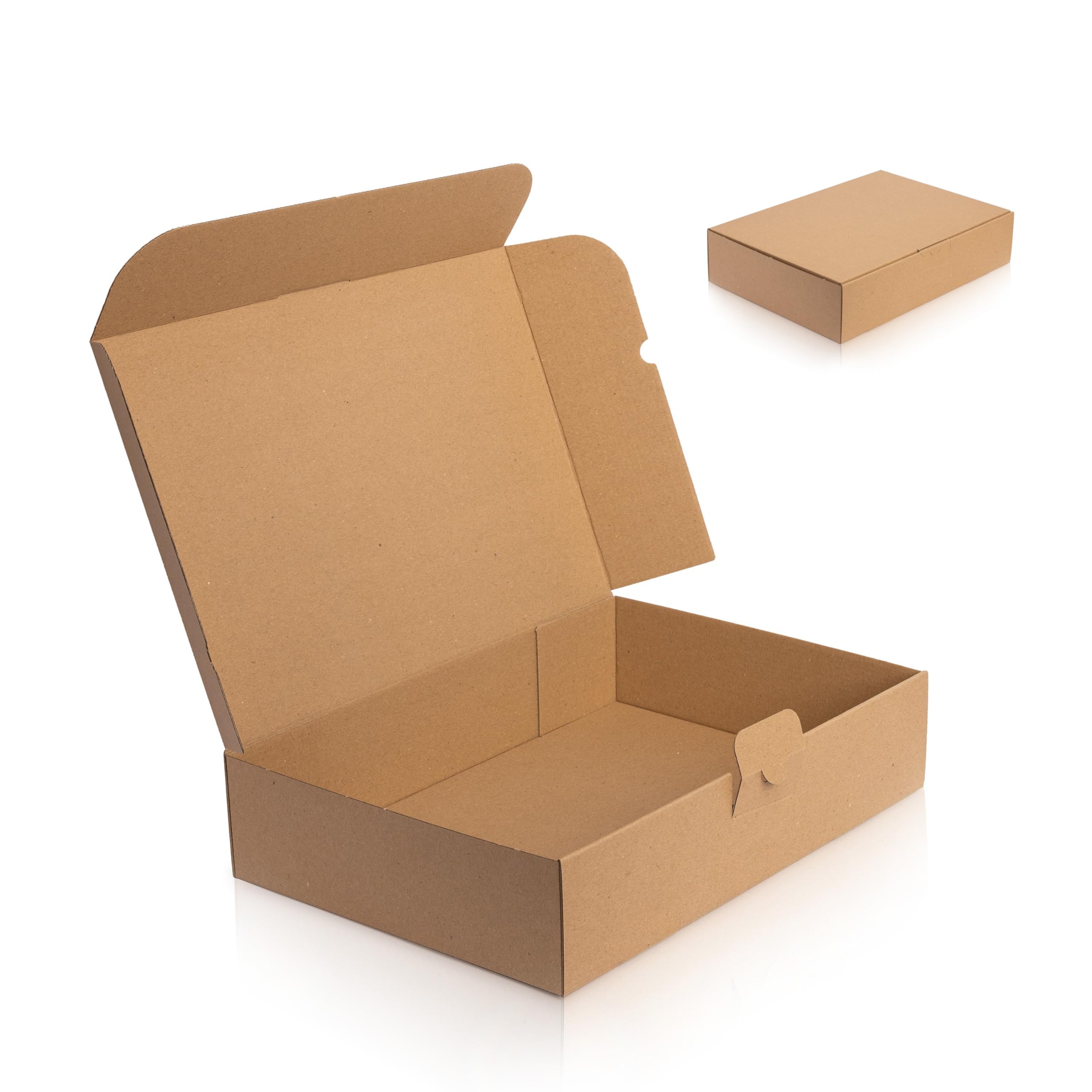 150 Stück DHL Kleinpaket Karton 1-wellig 350 x 250 x 80 mm Wellpappe - Versandkarton & Faltkarton für Warenversendung - Paket 3-fach-Steckverschluss - Versand-Verpackung (Warenpost) klein