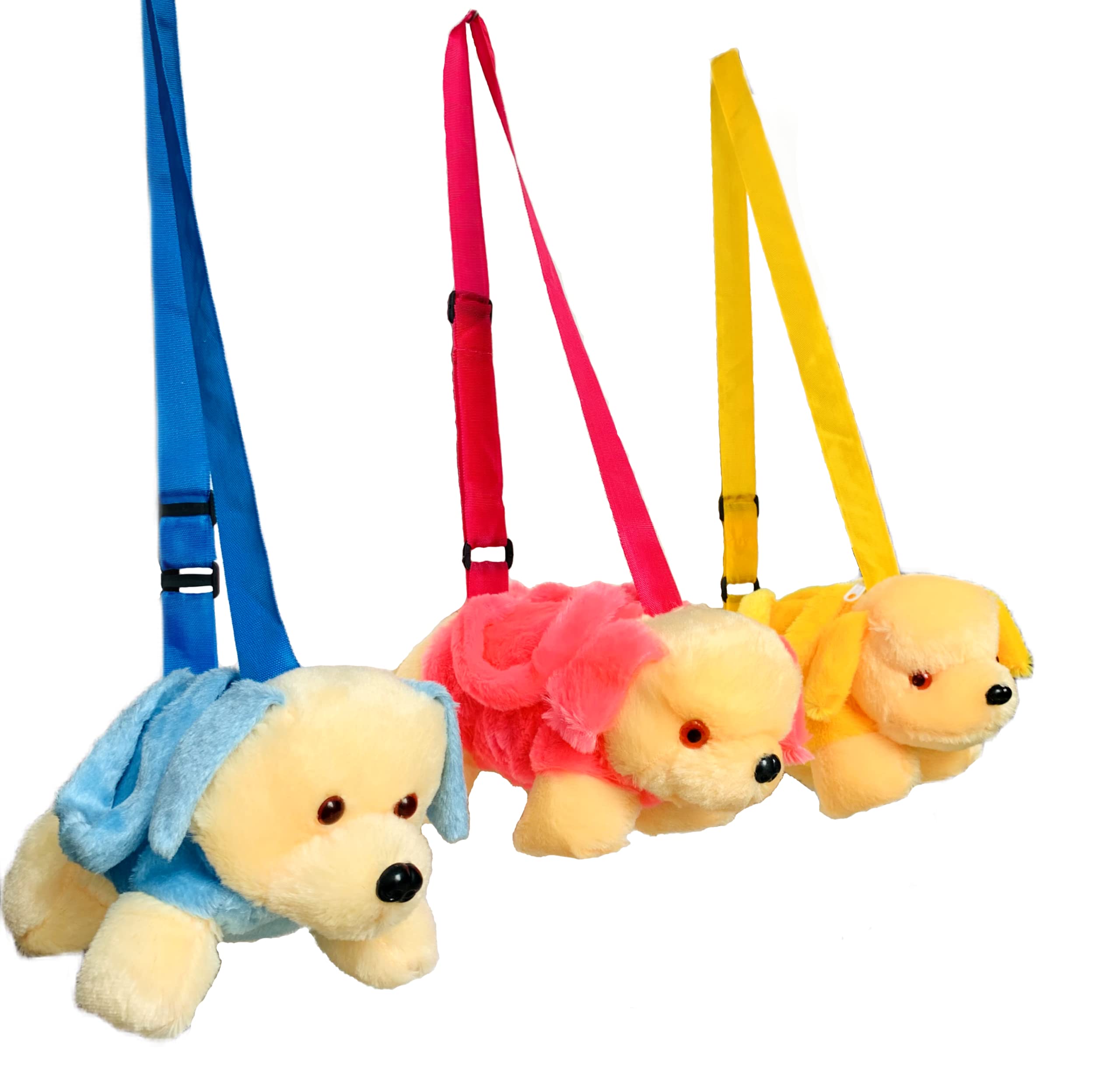 Cult Factory Doggy Soft Toy Sling Bag for Kids and Girls Mini Animal Plush Bag Combo (B09LJV9Q1V) Amazon Price History, Amazon Price Tracker