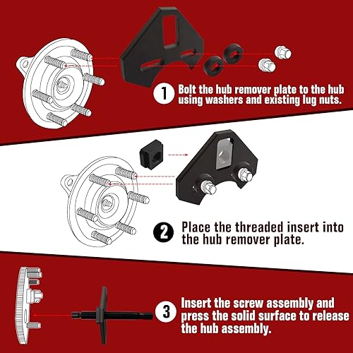 Vista 13 de 40100 Hub Remover (40100 Hub Remover con Caja - Rojo)