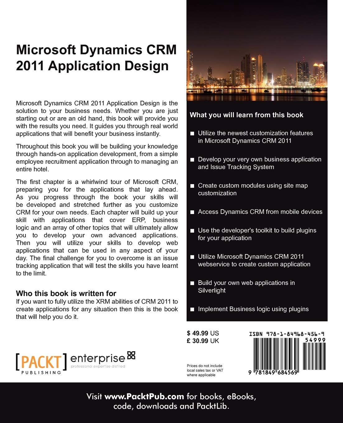 Microsoft Dynamics CRM 2011 Application Design