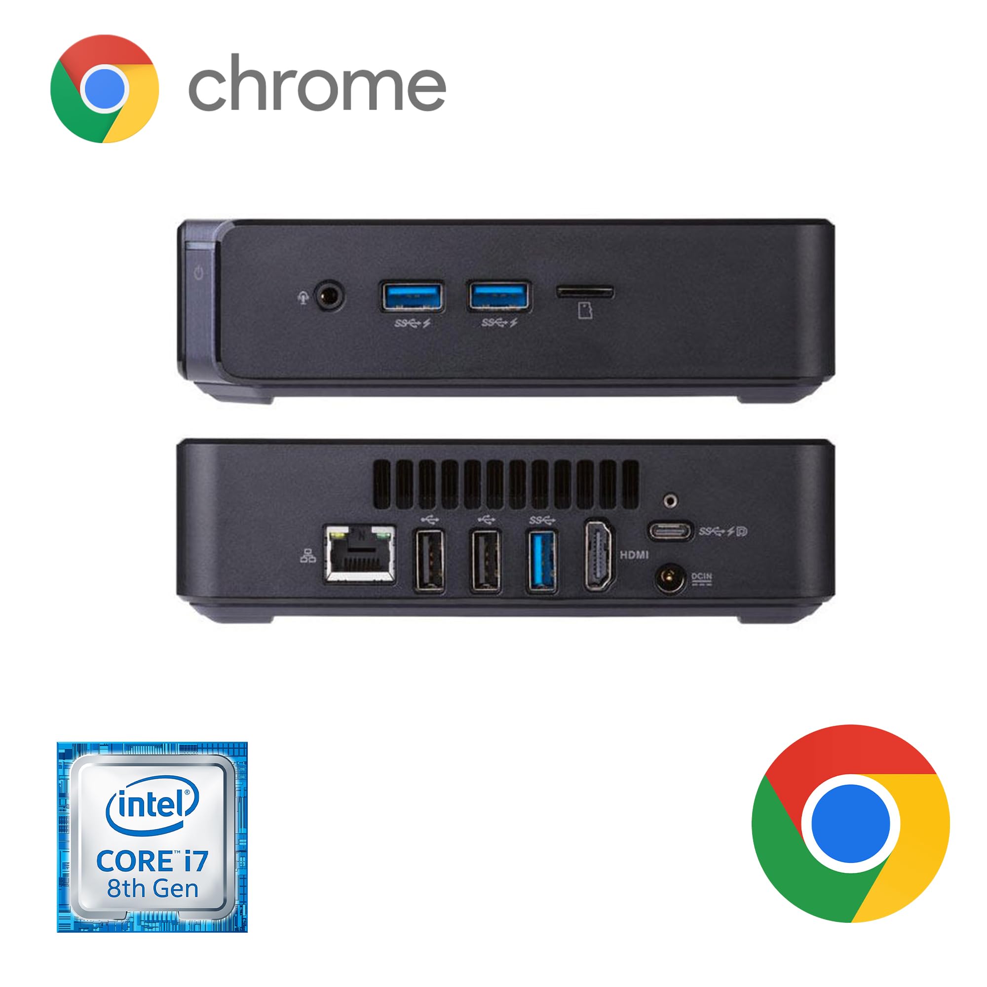 Amazon.co.jp: 【整備済み品】エイスース ミニPC Chromebox-3 i7-8550U