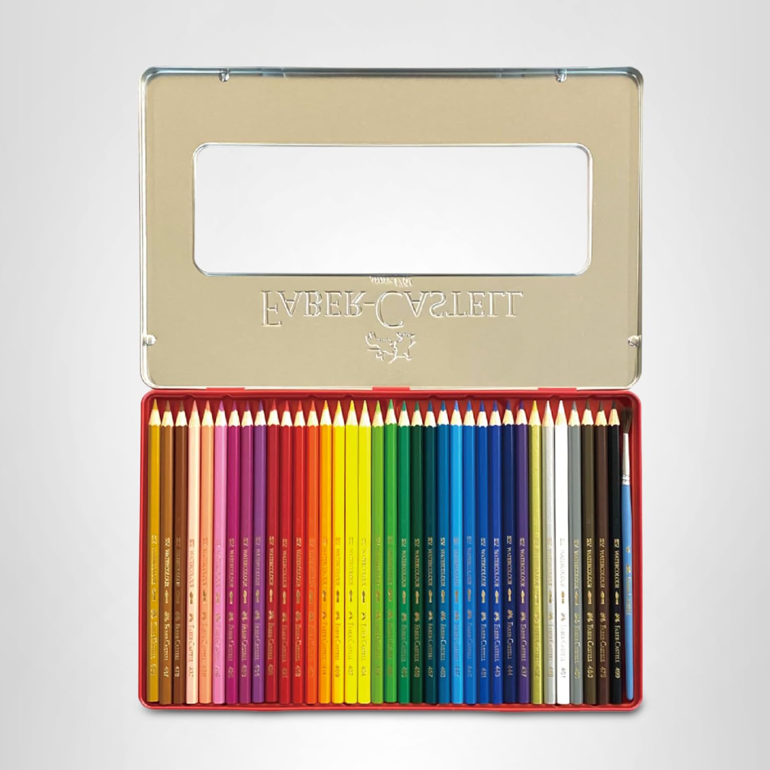 g702-29 Faber-Castell 水彩色鉛筆 36色　60色 Amazon | ファーバーカステル 水彩色鉛筆 平缶 36色セット TFC-WCP/36C