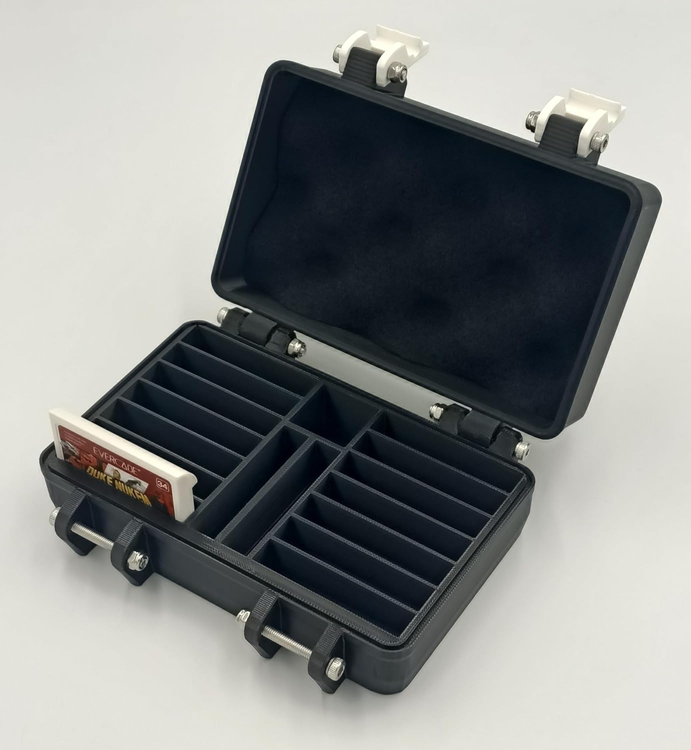 Rugged Protective Carrying Case for Evercade Cartridges - Holds 16 Games