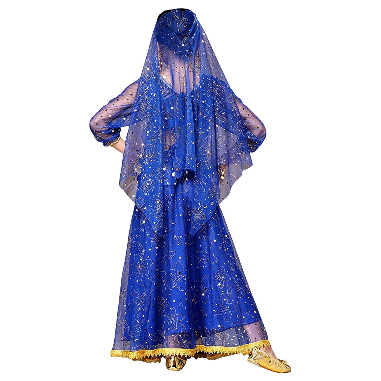 Abito da ballo per ragazze, danza del ventre indiana, abito etnico per la pratica, abbigliamento per danza popolare per bambini