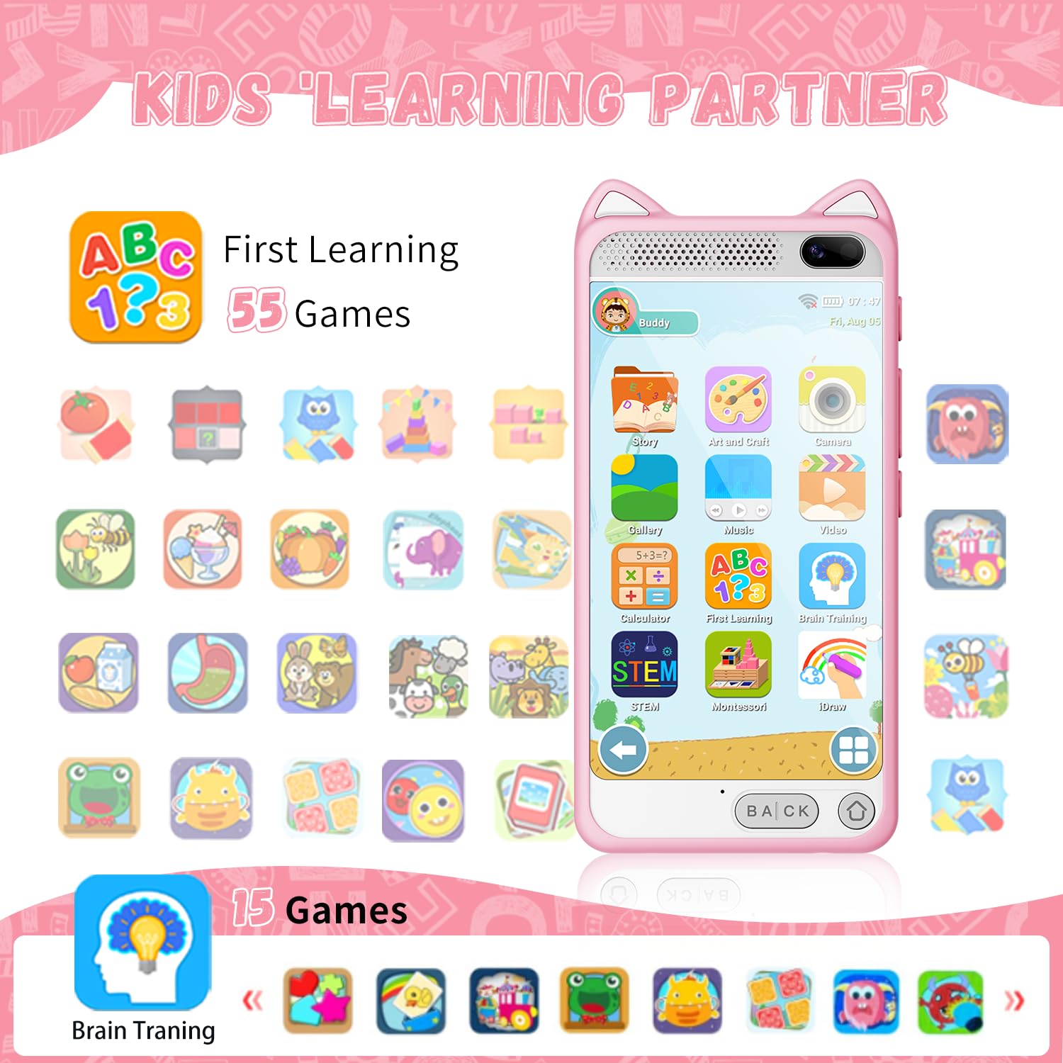 Kids Smart Phone for Girls, 3.97