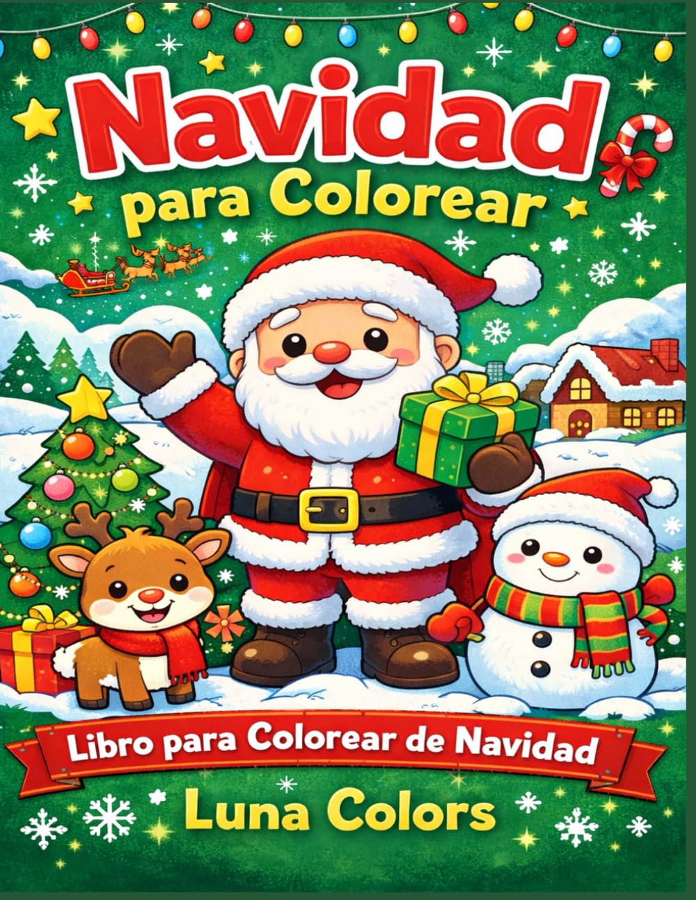 Navidad para Colorear: Libro para colorear de Navidad