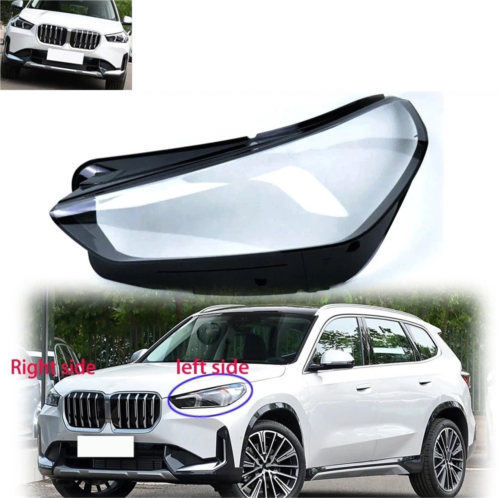 Proiettore Anteriore Lente Faro Per BMW Per X1