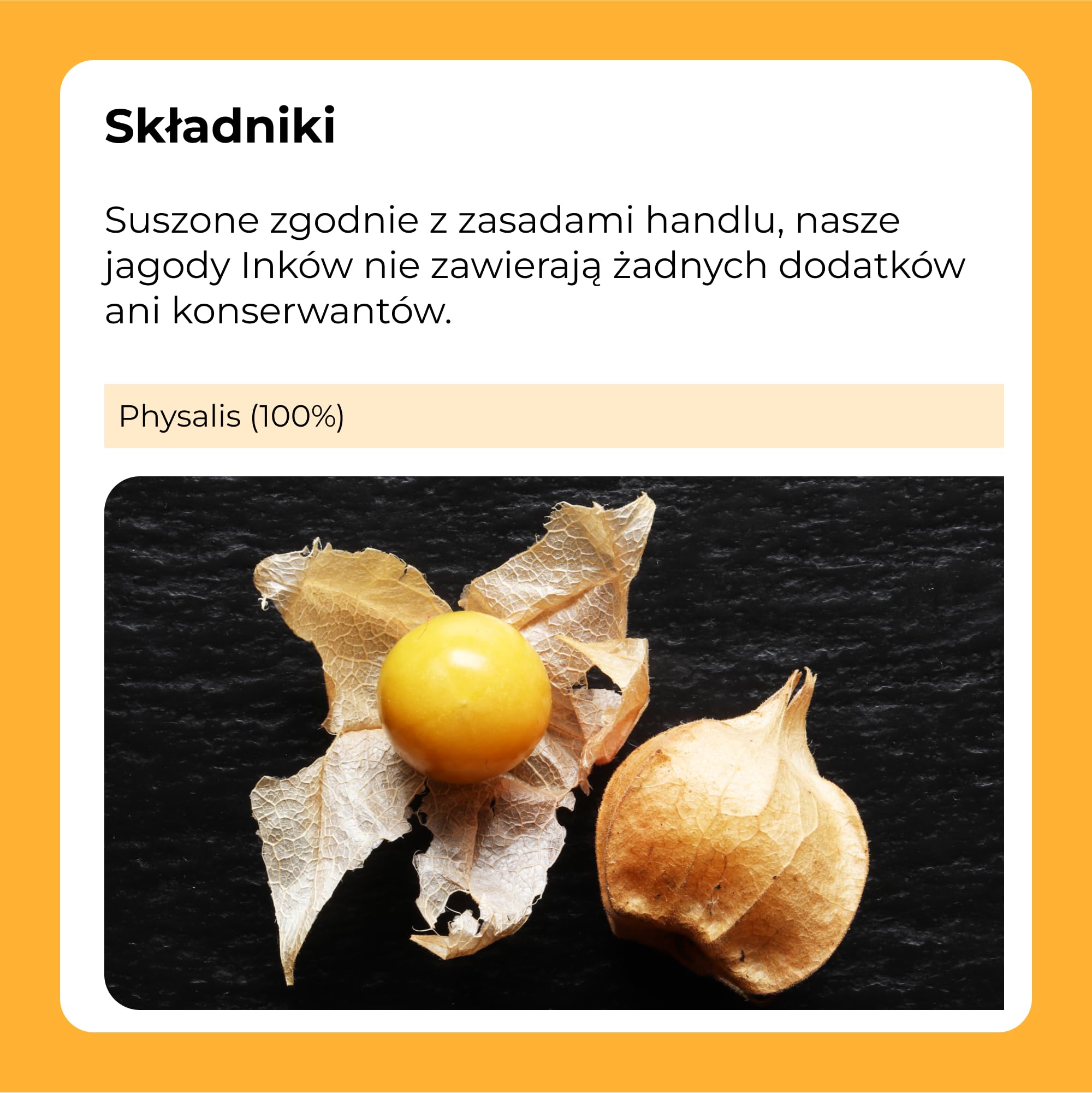 Pęcherzyca suszona 1 kg | jagody Inka | Kapagrest, suszone owoce | naturalne, suszone jagody, surowa pęcherzyca cała i odwodniona, bez soli | miękka tekstura | wegańska i wegetariańska
