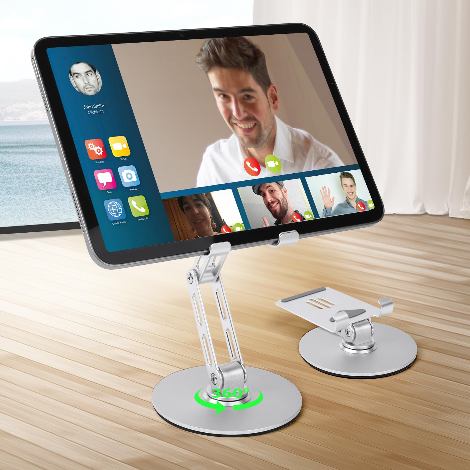 Supporto per telefono cellulare, girevole a 360 gradi, supporto