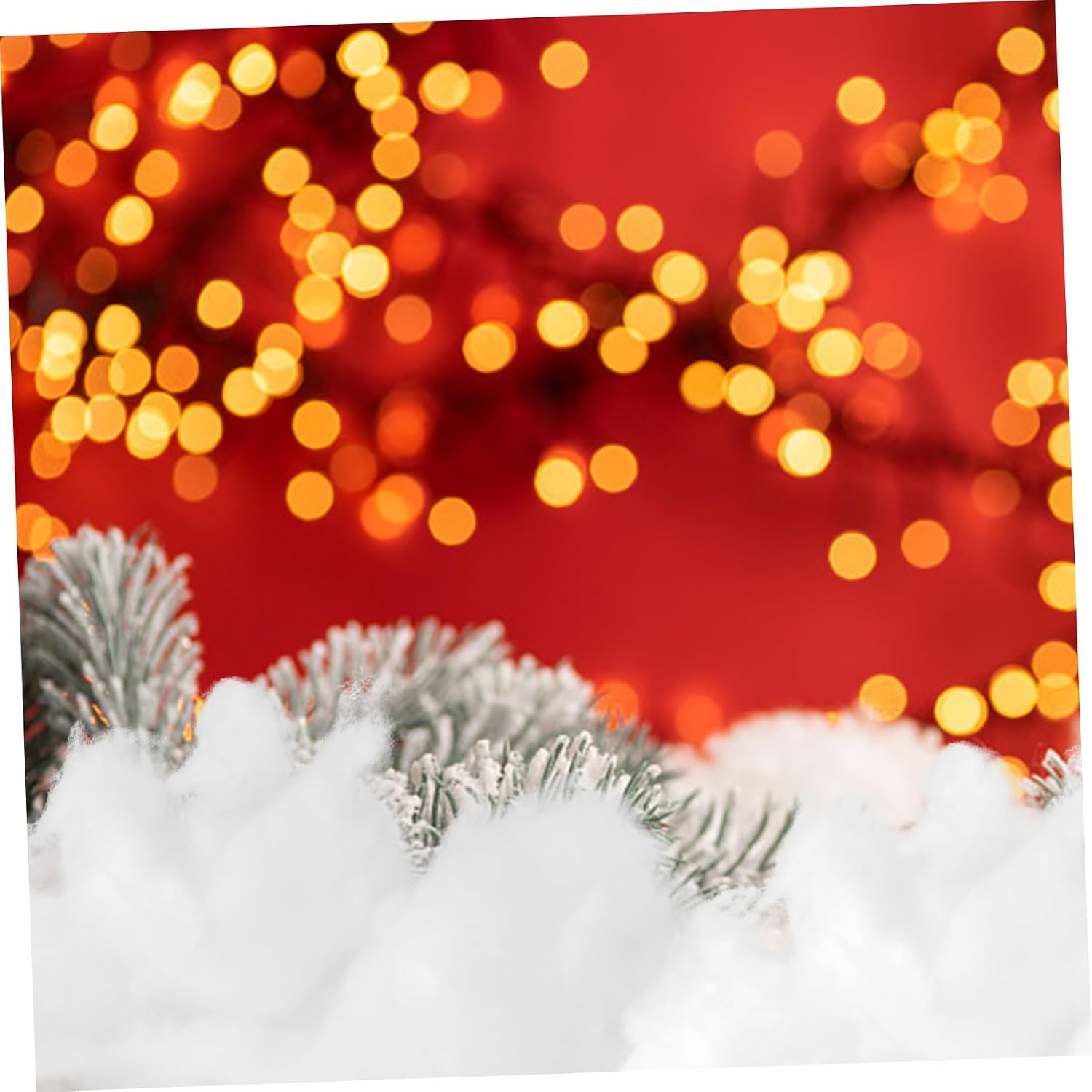 Cabilock 2bags Fake Snow Fluffy Artificial Snowflake Ornament for Christmas Tree Party Decor