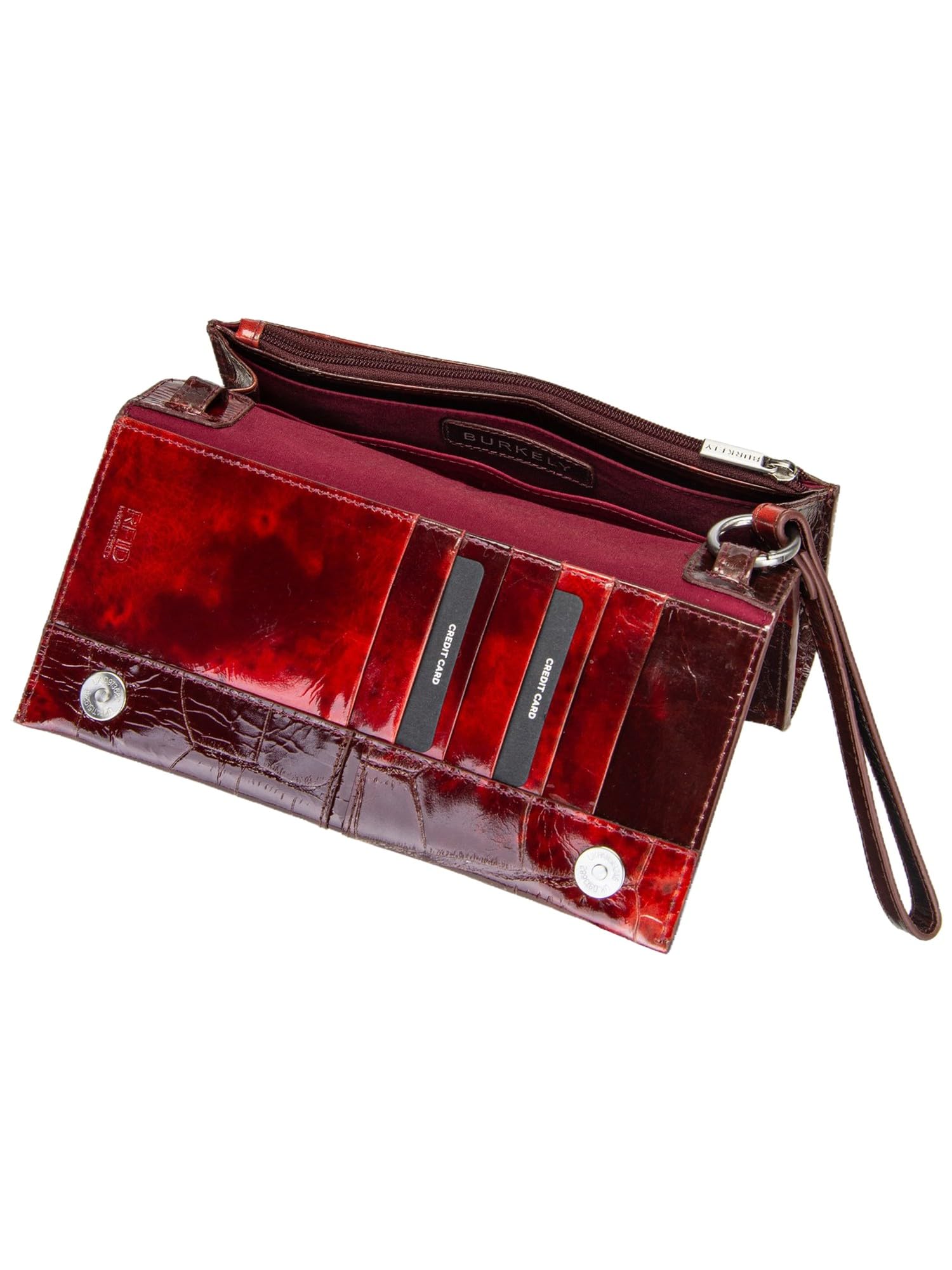 Burkely Cuir sac pour téléphone portable Cool Colbie Phone Bag Burgundy rouge foncé