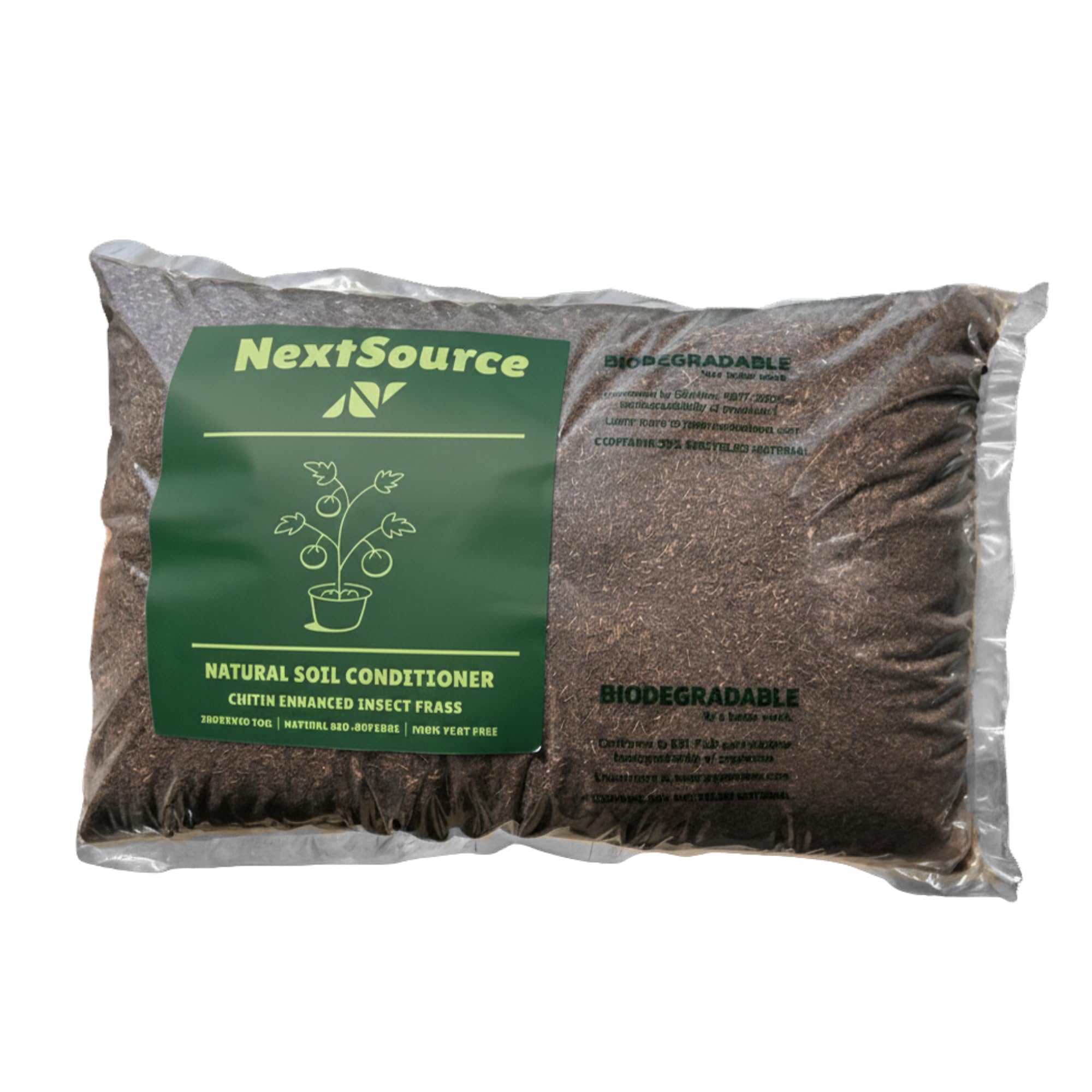 Natural Soil Conditioner & Improver | Organic Plant Food | For Larger Plants & Bigger Yields | Peat Free & Sustainable Chitin Enhanced Frass (1kg)