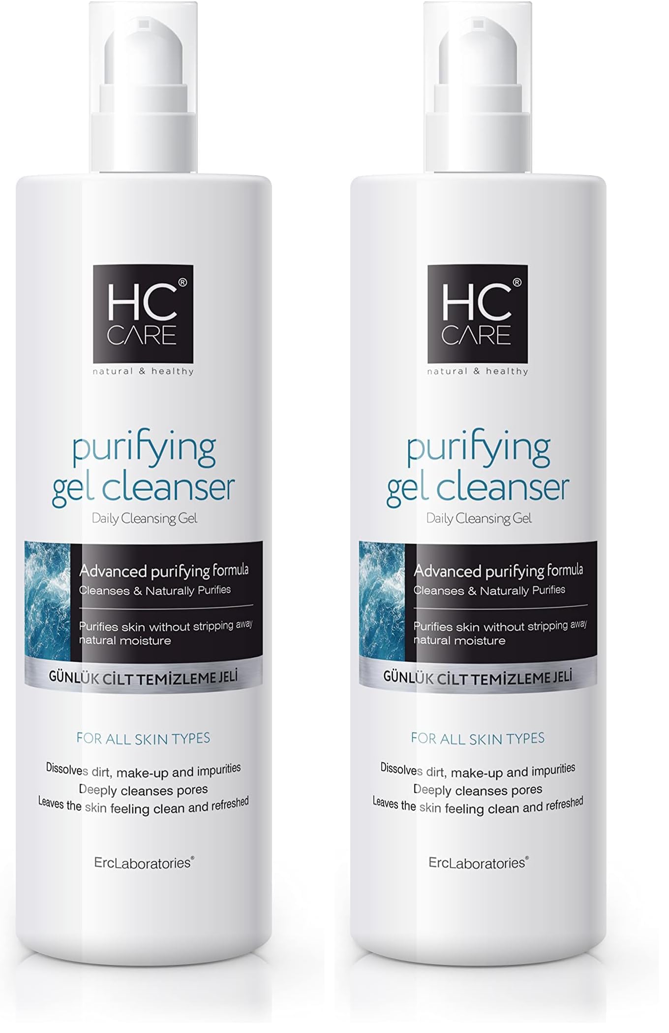 HC Care Cilt Temizleme Jeli - 200 ml. (2 paketi)
