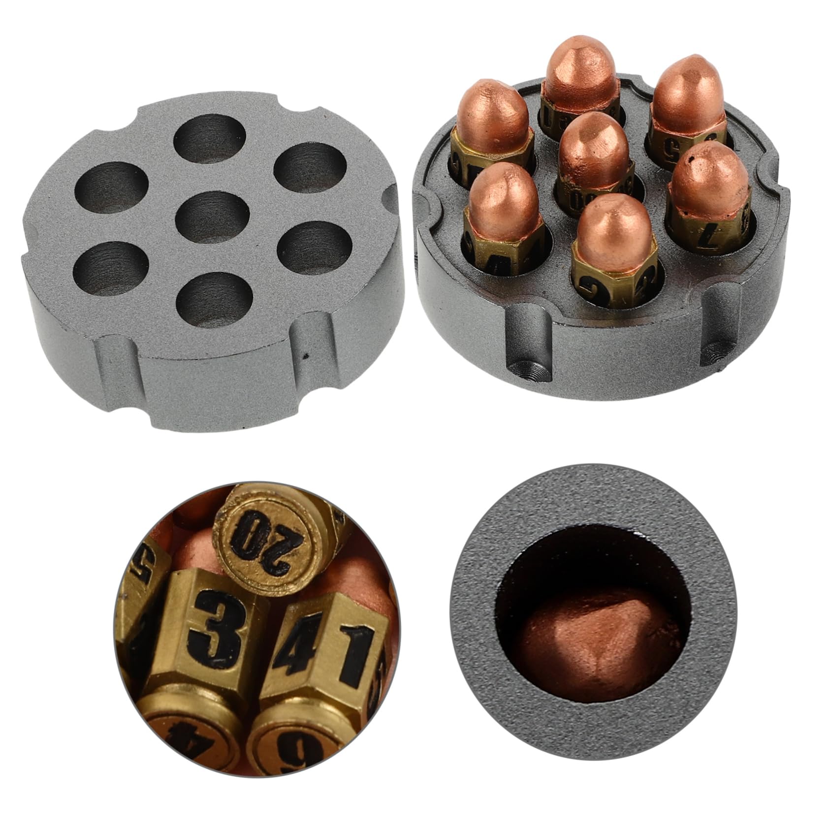 Rollenspielwürfel 16mm 1 Satz aus Kunstharz mit Würfelfuß