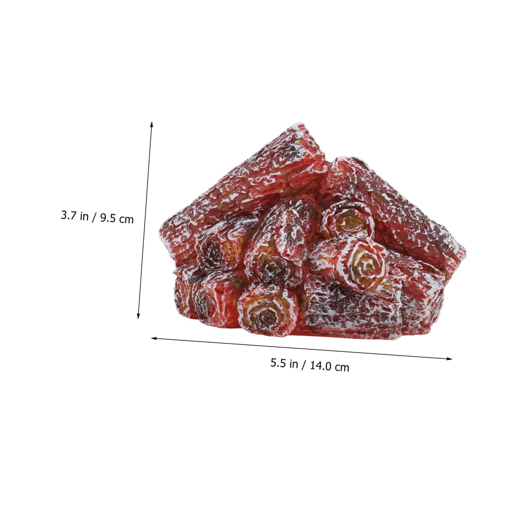 VICASKY 1pc Led Fake Charcoal Light Creative Charcoal Design for Decorative Home Ambiance for Parties and Holidays Unique Flame Effect Display Lamp