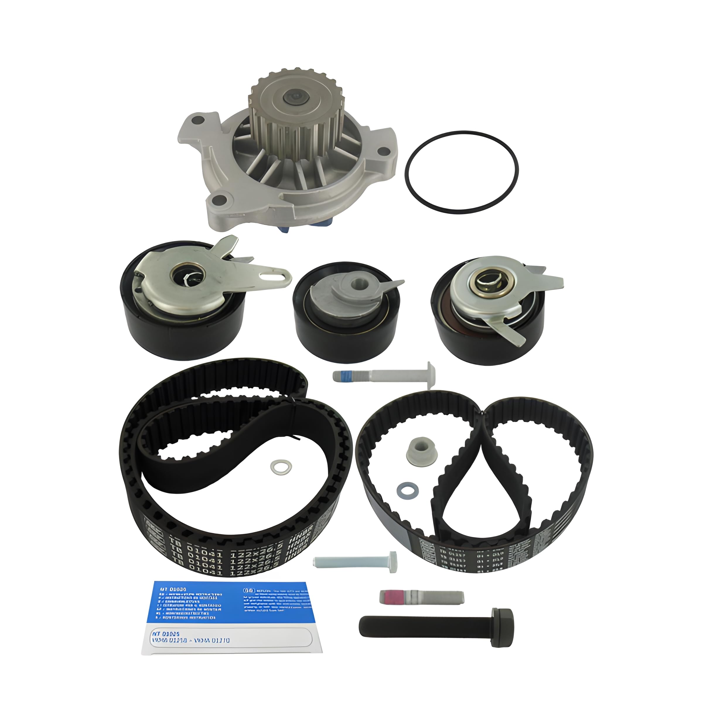 SKF Wasserpumpe und Zahnriemensatz mit Stehbolzen mit Dichtungen/Dichtungen VKMC 01270 Höhe 171 mm Länge 271 mm Breite 142 mm – OE-Qualität | Vkmc 01270 für LT 28-35 II 28-46 II Transporter T4 ab 95