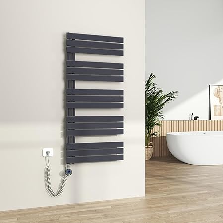Smart Handtuchheizkörper 450x680mm 120W - WiFi Elektrisch Mit Timer IPX4
