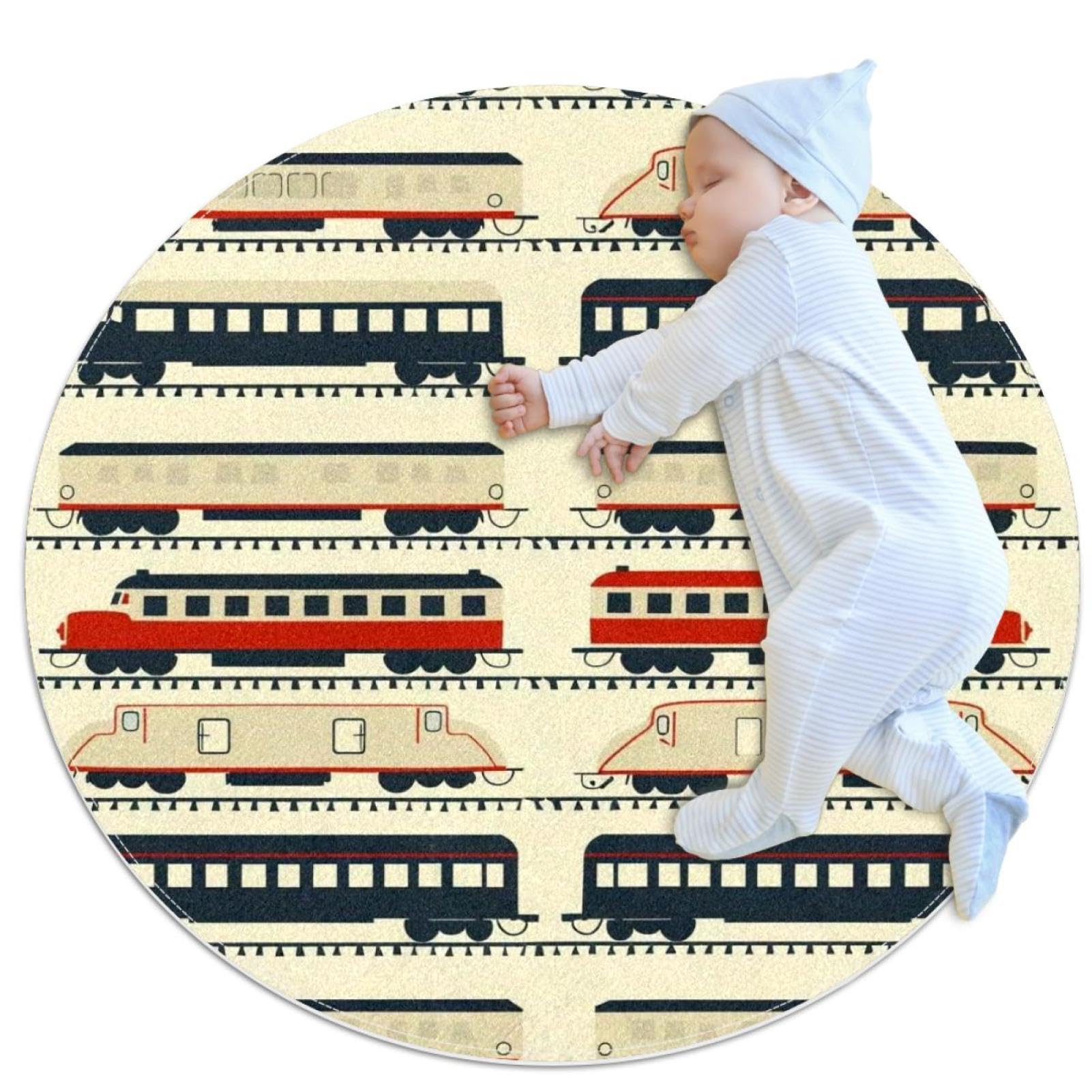 Tapis de sol enfant plume de paon pour une chambre douce et colorée