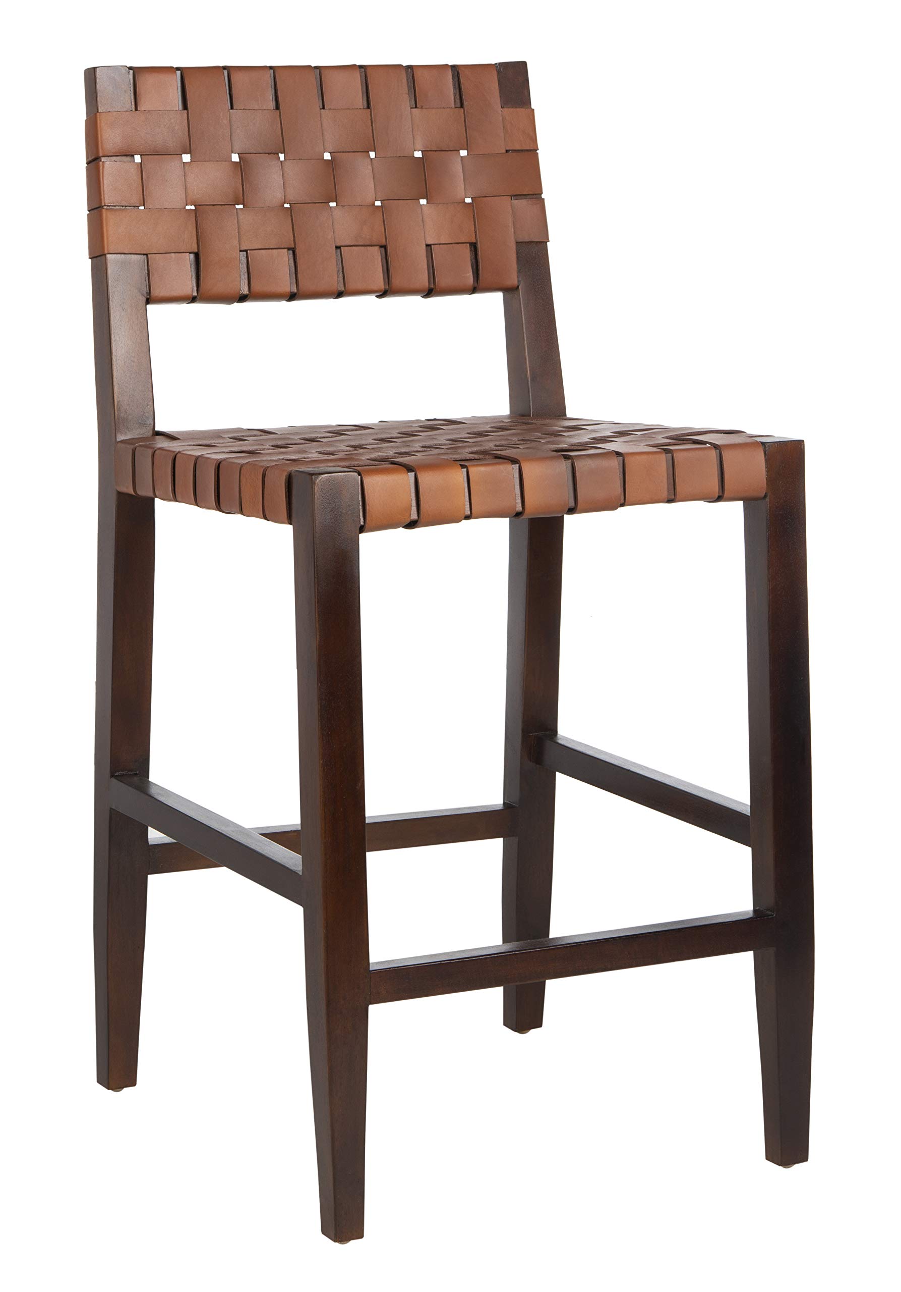 Amazon.com: Safavieh Home Collection Paxton Cognac and Walnut
