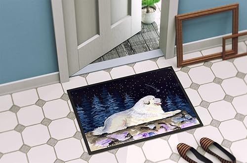 Miniatura 4 de Caroline's Treasures SS8438JMAT - Tapete para puerta delantera, 24 x 36 pulgadas, para interiores y exteriores, antideslizante, lavable, de pelo