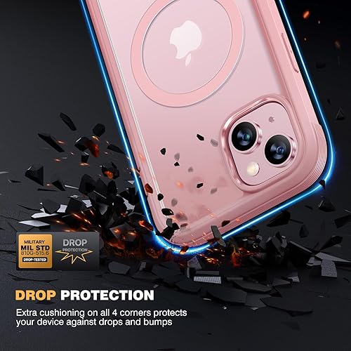 Miniatura 252 de Diaclara - Funda diseñada para iPhone 14 Pro Max, resistente, de cuerpo completo, con protector de pantalla sensible al tacto y antiarañazos + Blanco