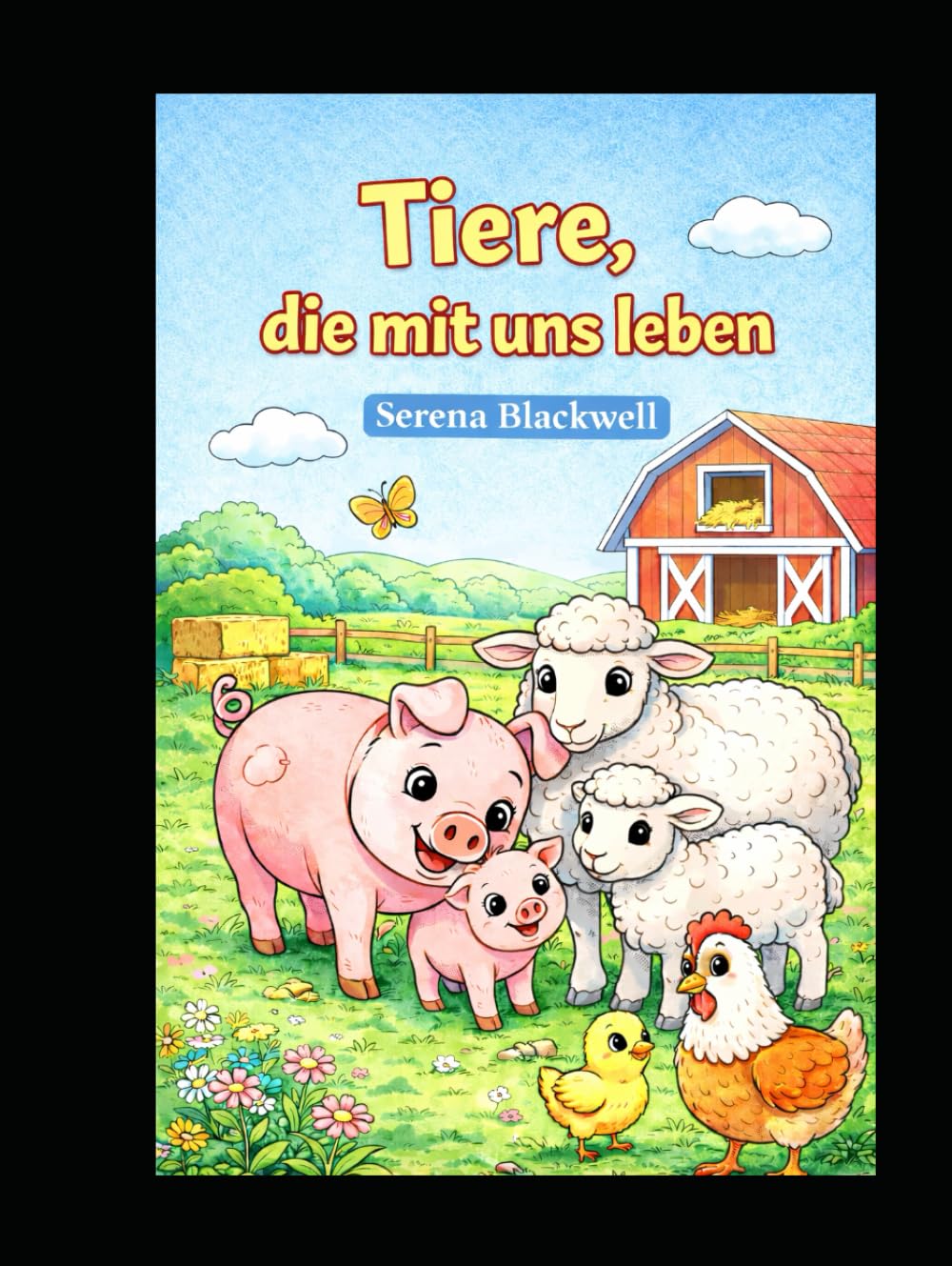 Tiere, die mit uns leben: Muttertiere und ihre Jungen – zum Ausmalen und Vorlesen