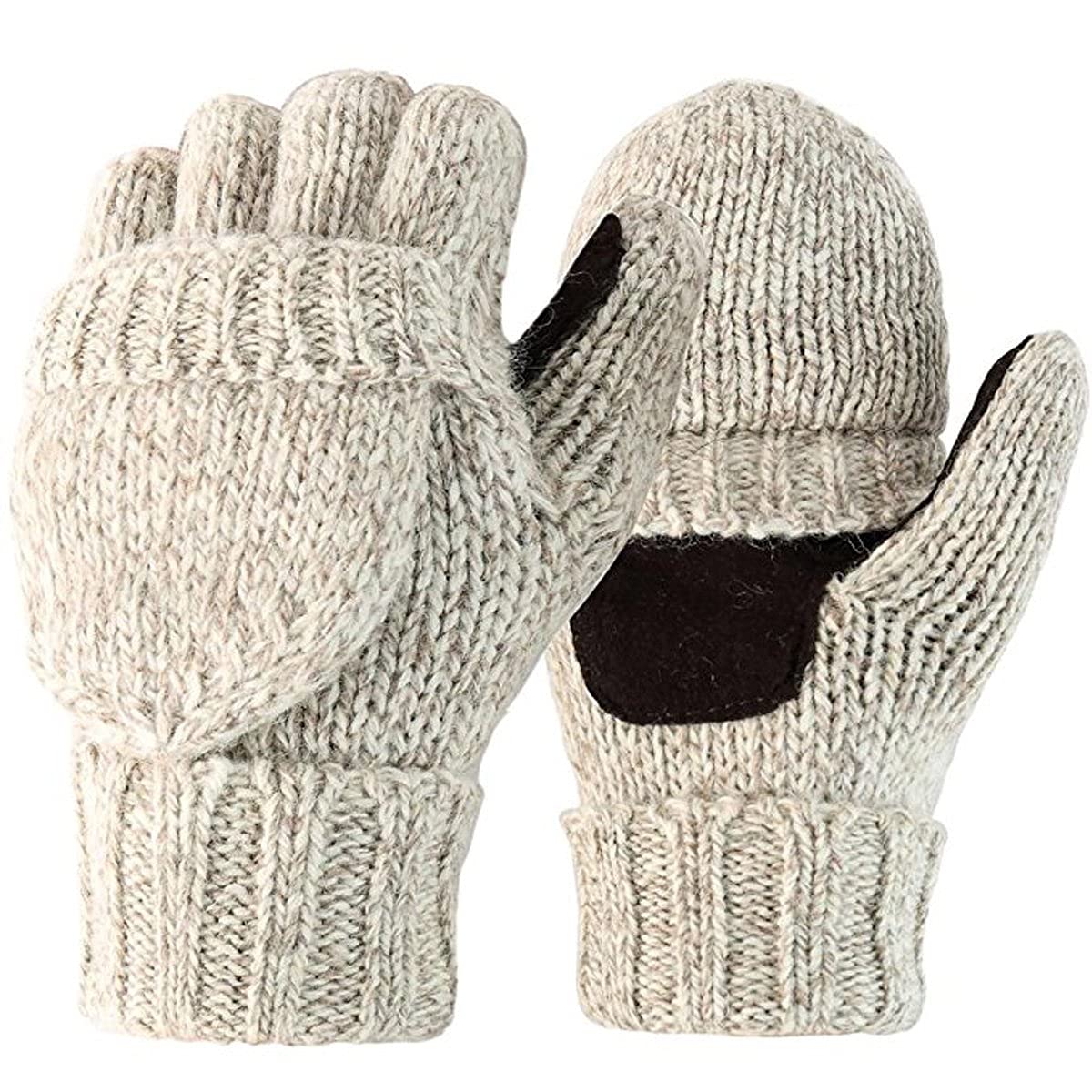 Gants Tricot Demi-Doigts Hiver - Chauds Et Extensibles - Pour Hommes Et Femmes - Usage Ordinateur