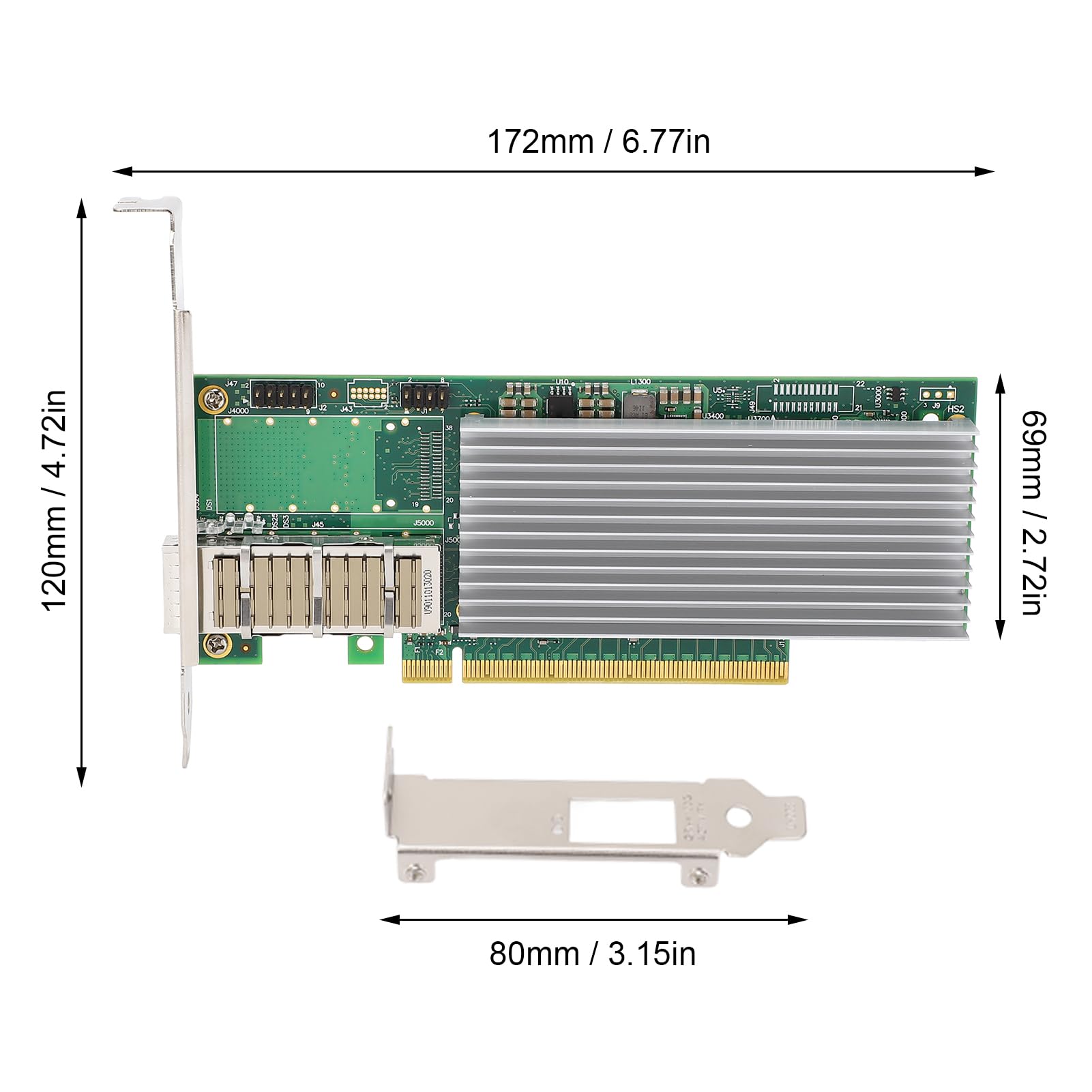 Adattatore di Rete a Porta Singola Scheda Ethernet 100G Ad Alta