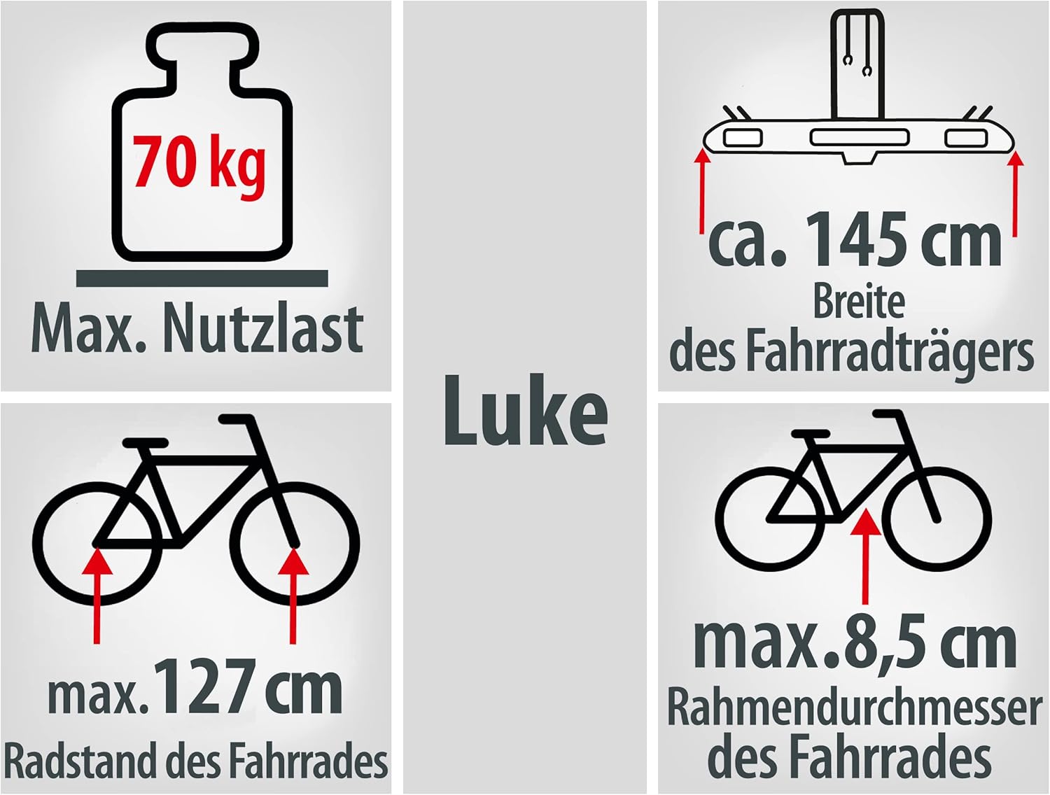 Automotive Transporting & Storage Coupling Racks Eufab 11514 Tow Bar