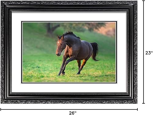 Vista 42 de ArtDirect Marco de madera negro moderno enmarcado personalizado de 12 x 14 pulgadas con tu foto o arte. Sube cualquier imagen y la imprimiremos