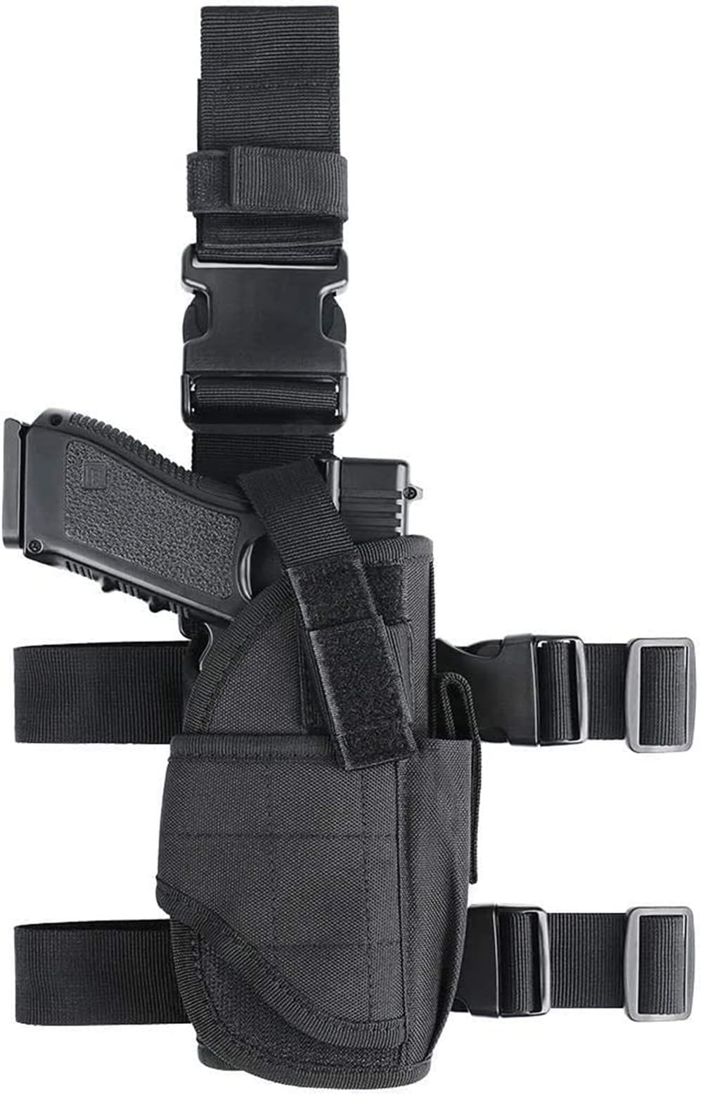 Outdoor Hunting Combat Legs Hanging Gun Holster Tactical Nylon Gun Holster Universal Pistol Equipment (5 Colors Optional)