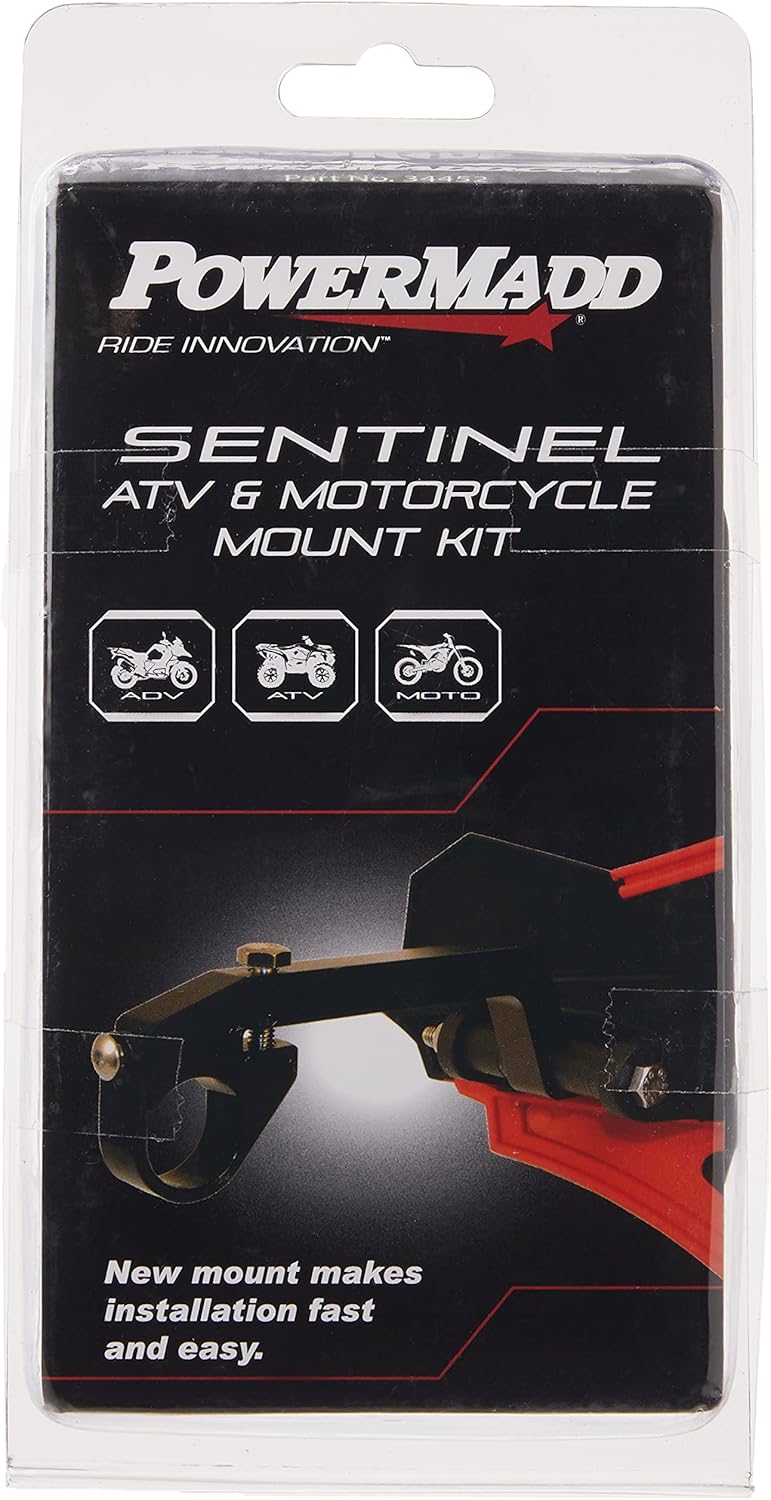 PowerMadd ATV/Motorcycle Mount Kit Sentinel and Fuzion Handguard 34452