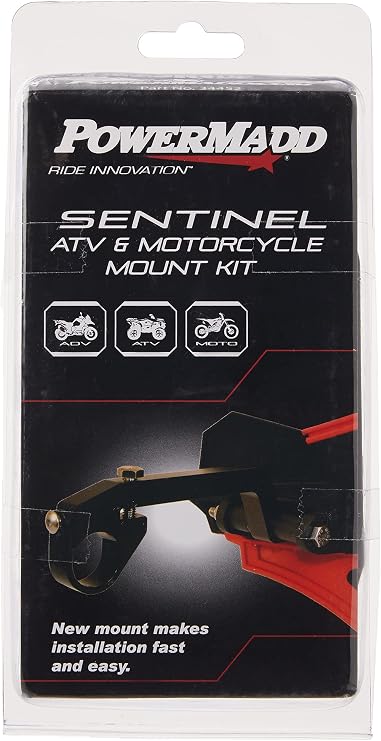 PowerMadd ATV/Motorcycle Mount Kit Sentinel and Fuzion Handguard 34452