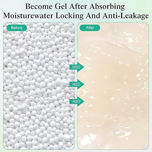 Miniatura 3 de Paquete de 60 bolsas deshumidificadoras absorbentes de humedad para armario con 10 ganchos para colgar, clips absorbentes de humedad, desodorante