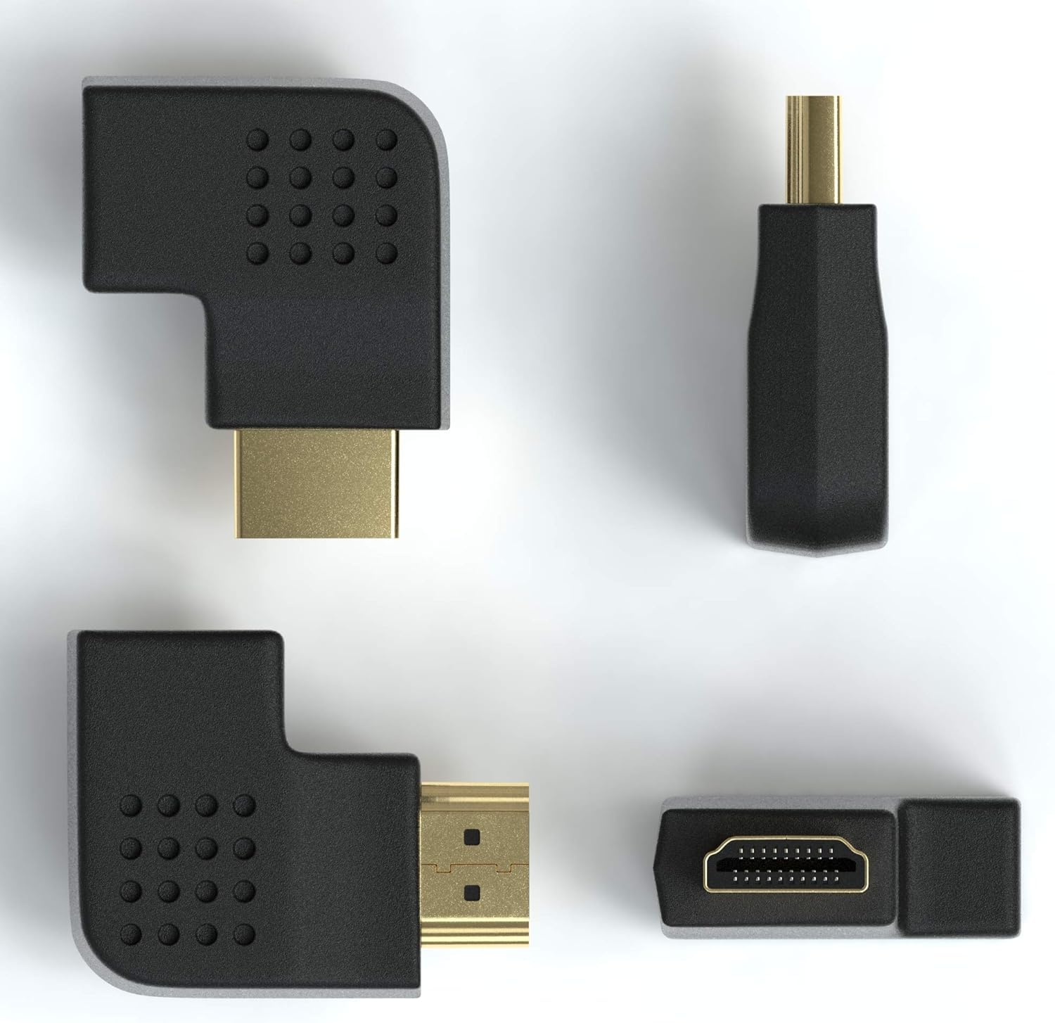 Amazon | HDMI延長コネクタ L字 【右方向】90度 HDMIケーブル向き変更