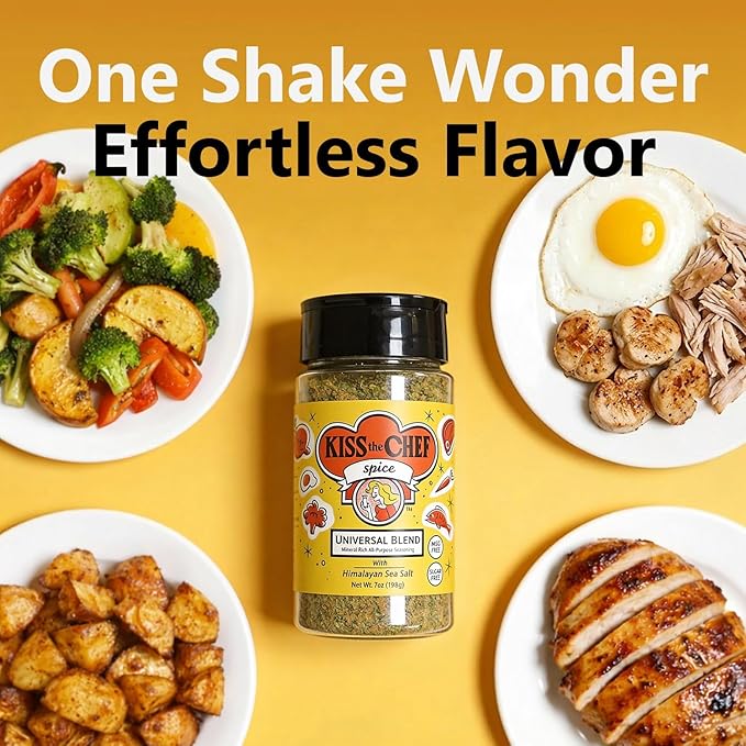 Sazonador para Pollo Kiss the Chef, 7 oz - Sin Gluten, Sin MSG miniatura 6