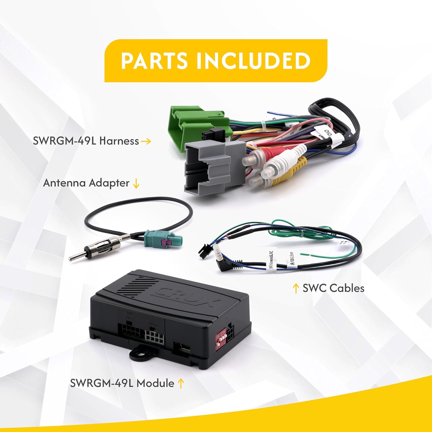 CRUX SWRGM-49L GM Radio Replacement Interface for GM LAN V2 (LIN Bus) Systems