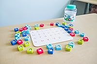 Vista 8 de Educational Insights Alphabet BubbleBrix - Juguetes de aprendizaje ABC para niños pequeños, bloques de reconocimiento de letras preescolares