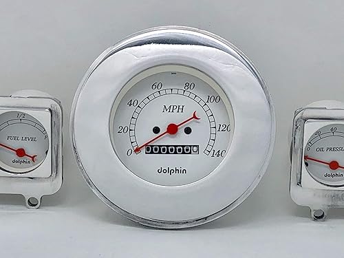 Miniatura 2 de Compatible con Dodge Truck 1941, 1942, 1943, 1944, 1946 1947, juego de paneles de tablero de calibre 5 mecánico