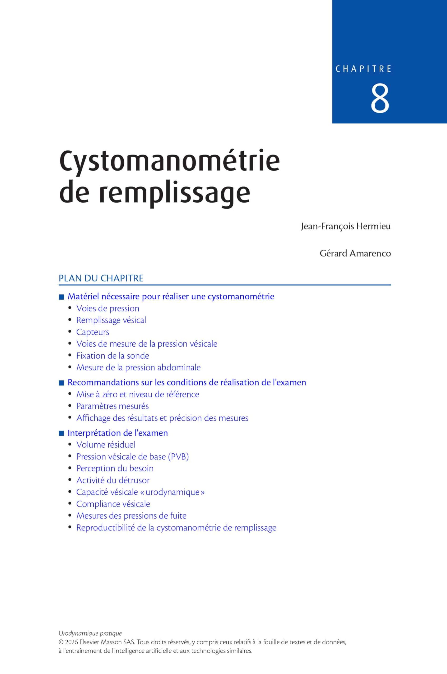 Urodynamique pratique
