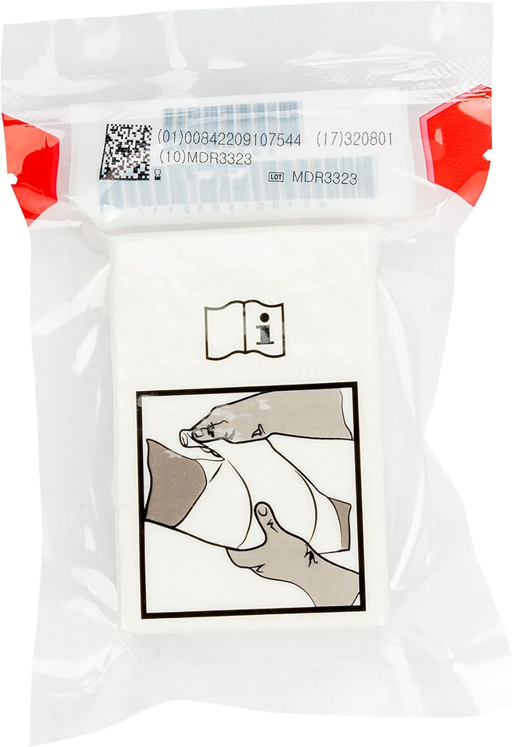 North American Rescue Compressed Gauze (Rolled) NAR Compact Crinkle Cotton Gauze Compression Bandage for Wounds, Injuries (30-0052)
